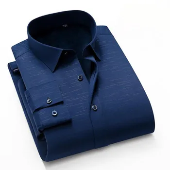 

Men Winter Add Wool Upset Floral Printed Warm Casual Single Breasted Shirts Camisa,Long Sleeve Turn-down Collar High Quality