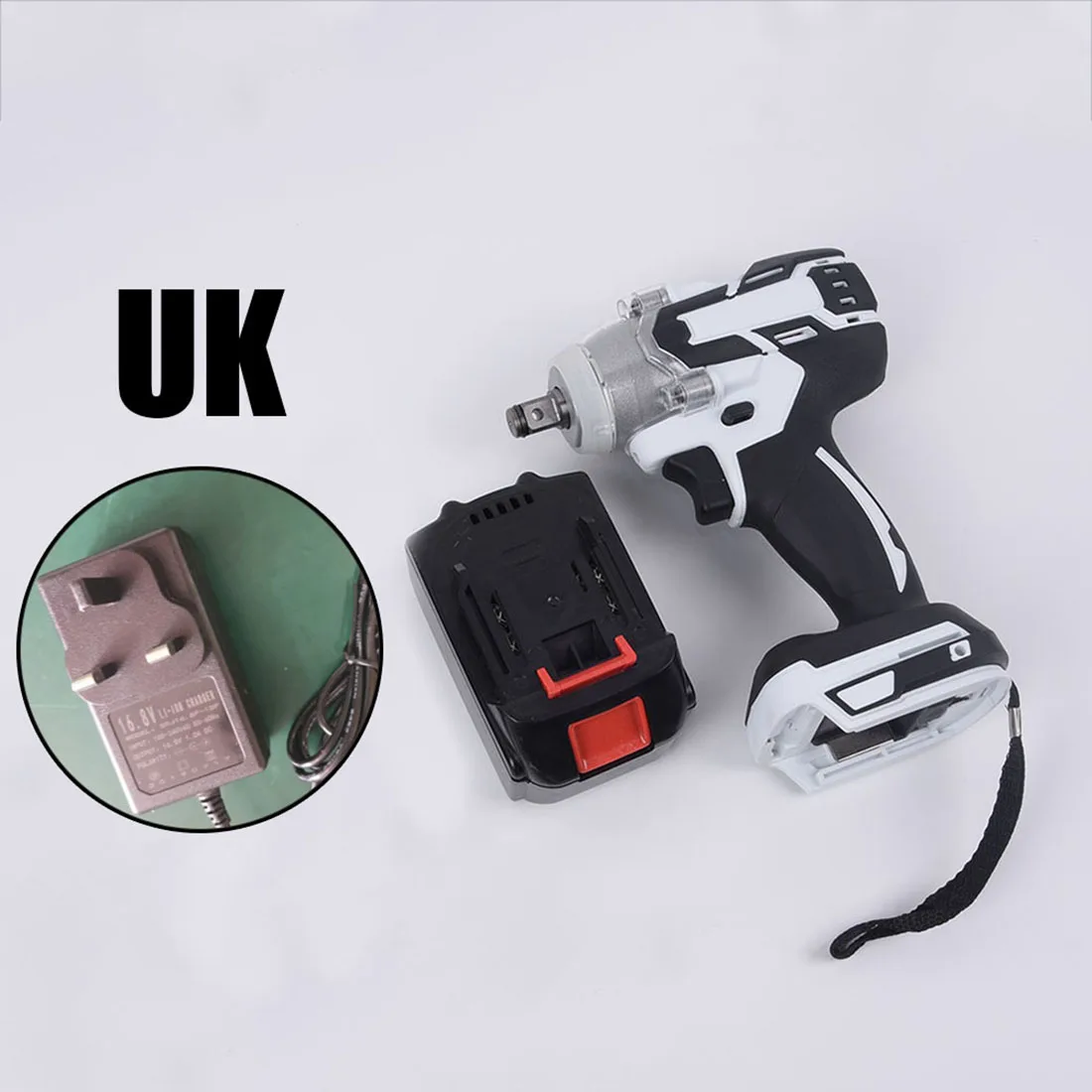 

88V 1280W Brushless Electric Drill Impact Wrench Cordless 360-520NM 10000mAh Power Tools Electric Impact Wrench For DIY Home