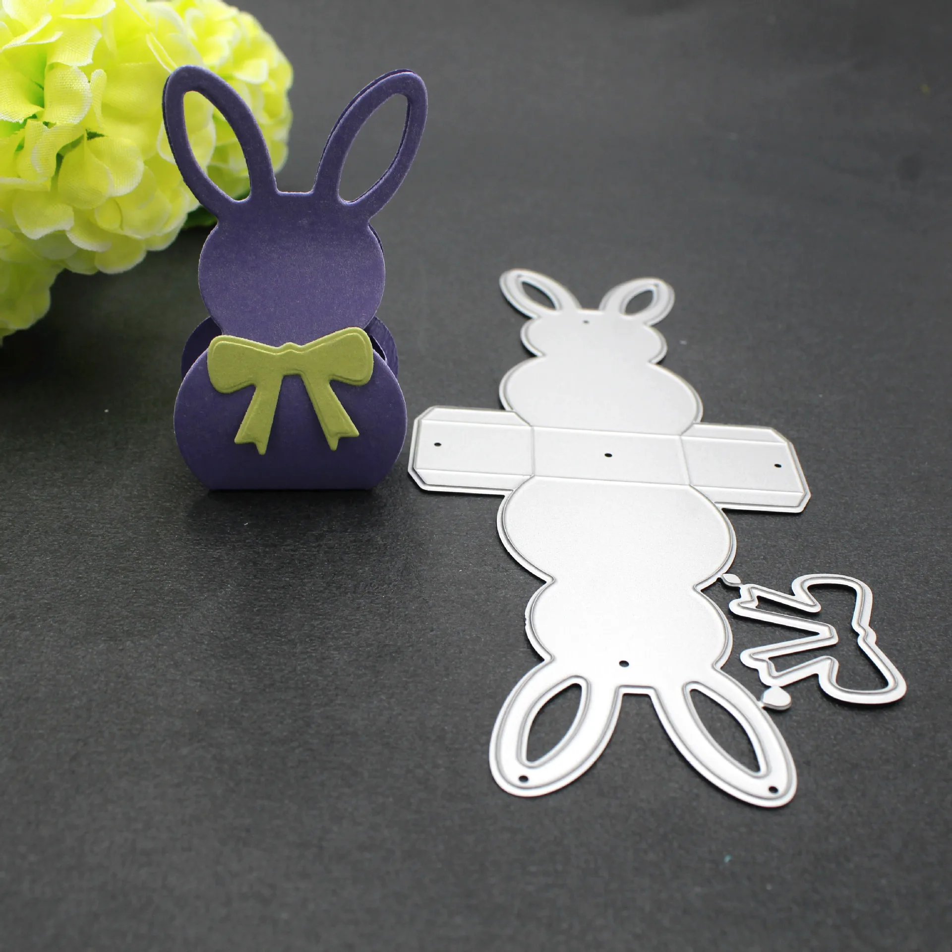

Gentleman Rabbit Metal Cutting Dies for Craft Dies Scrapbooking DIY Album Embossing Paper Die Cut New Dies for 2019 Decor