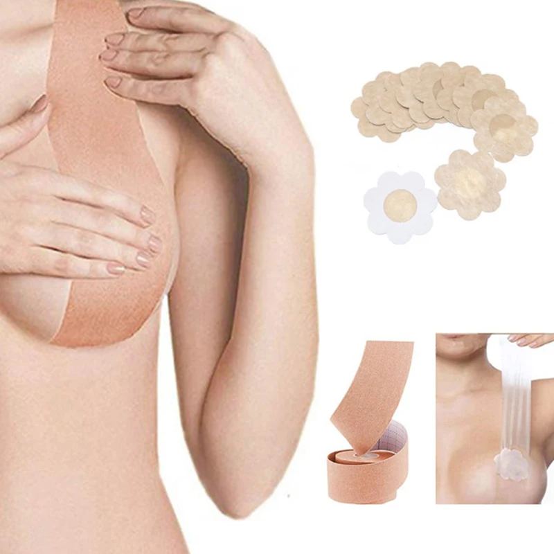 

Catelyn Boob Tape Breast​ Lifting Tape Sticker For Nipples Body Booby Tape Fashion Chest Breast Adhesive Push Up Sticky Bra