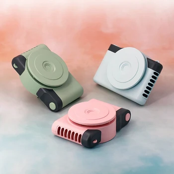 

3 Speed Portable Fan Hands-Free Neck Fan Hanging Mini Sports Fans Air Conditioner with Recharge Battery Home