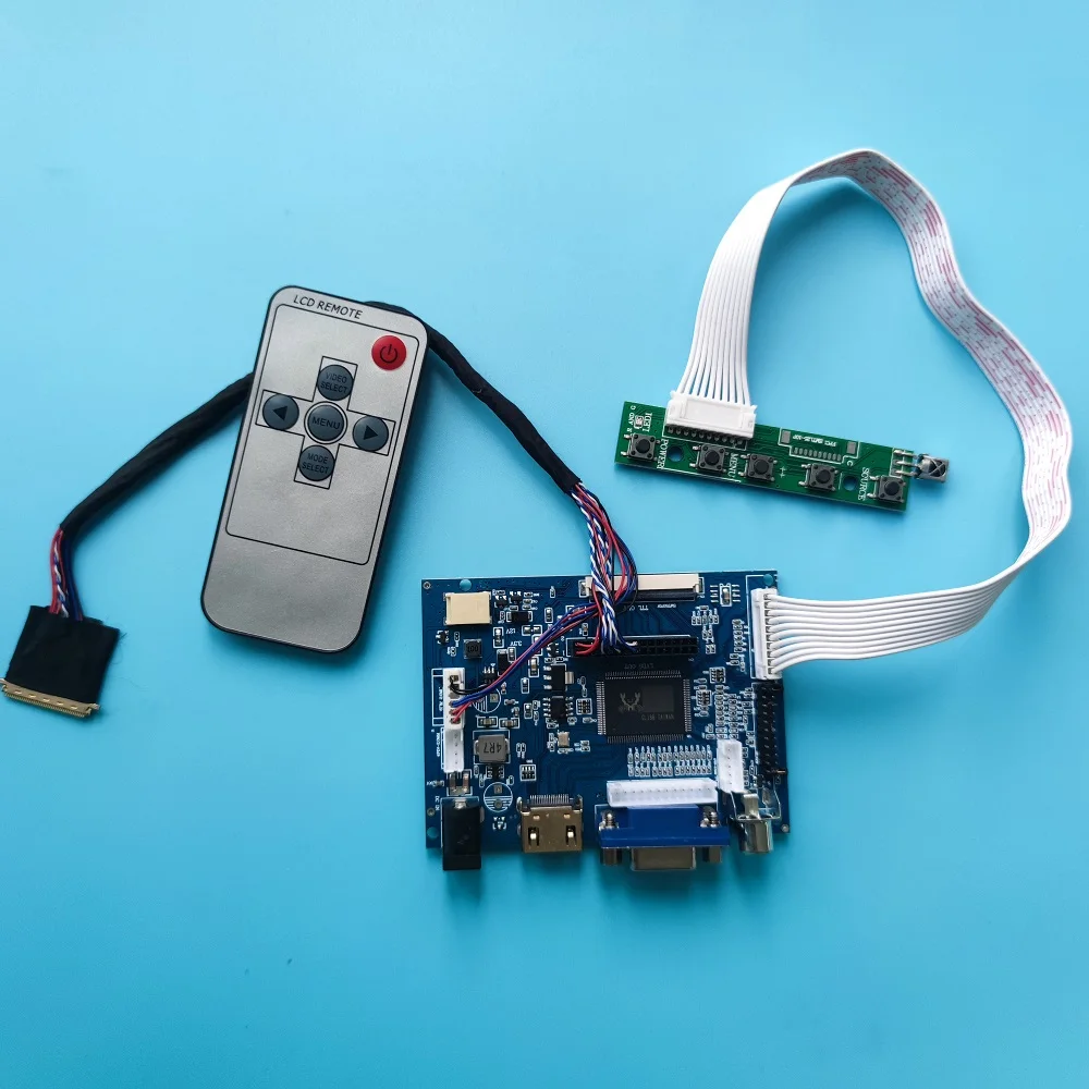 Комплект работы для LTN154BT08 1440x900 дисплей светодиодный HDMI 2AV пульт дистанционного