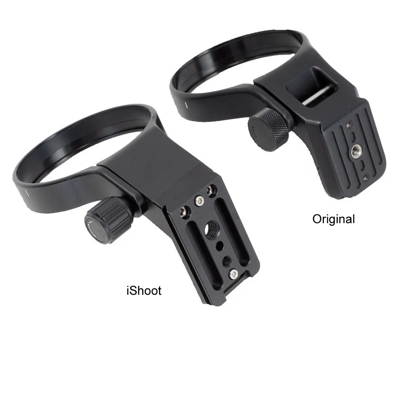 iShoot Lens Collar for Sigma 100-400mm F5-6.3 DG DN OS Sony E-mount Tripod Mount Ring Lens Adapter w Arca swiss IS-SM105ART