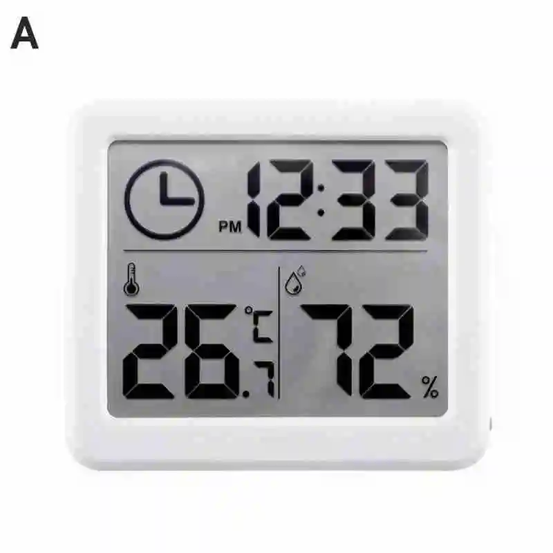 Digital Wall Clock Indoor Smart Electronic Digital Humidity Thermometer LCD Hygrometer wall clock smart wall clock