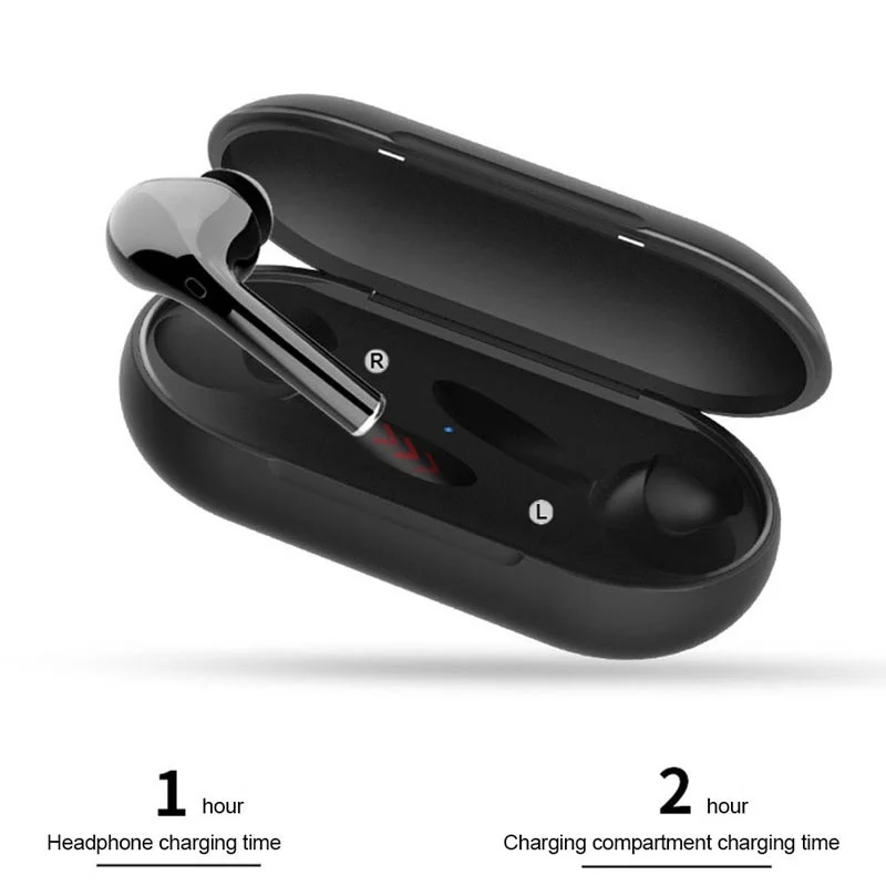 Шумоподавление Bluetooth наушники водонепроницаемые спортивные наушники стерео в ухо наушники мини ручной свободные басы беспроводные наушники