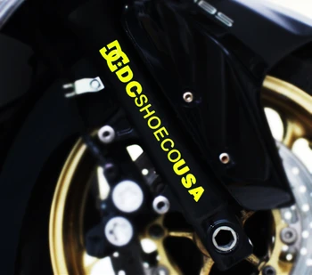 

2x Car Styling Vinyl Motorcycle Auto Tail Body Bike Helmet Sticker Decals for DC DCSHOECOUSA 20x2cm