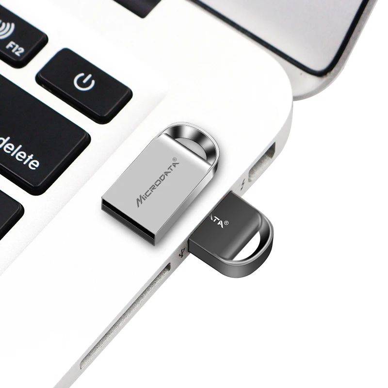 Personalized Mini Metal USB Flash Drive - Custom Logo Gift