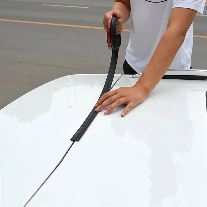 

For SUV MPV Hatchback Car 1.6M Universal DIY Car Door Trunk Edge Seal Strip Rubber Weatherstrip Sealing Sticker Auto Accessories