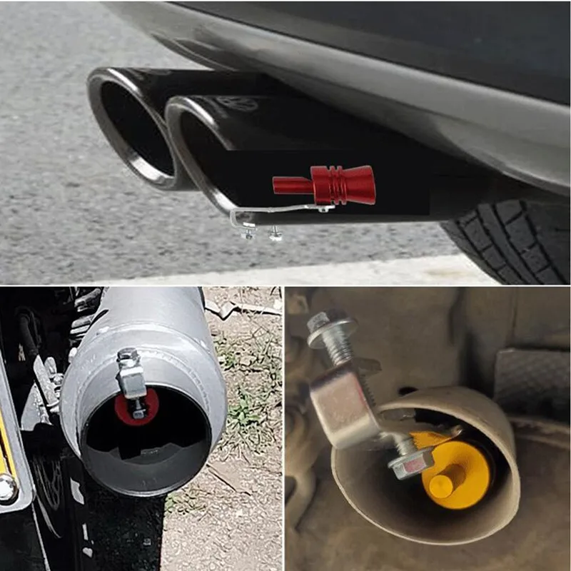 Universal Car Refitting Turbo Whistle Exhaust Pipe For ford mondeo 4 kia spectra solaris 2018 peugeot 206 hyundai accent | Автомобили и
