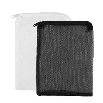 

10Pcs Aquarium Mesh Filter Bags Lightweight Nylon Drawstring Bags Mesh Bags Net Bags for Aquarium Fish Tank Pond 15x20CM