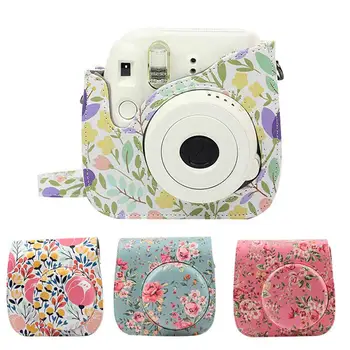 

Floral Camera Case Cover Shoulder Bag for Polaroid Fujifilm Instax Mini 8/8+/9