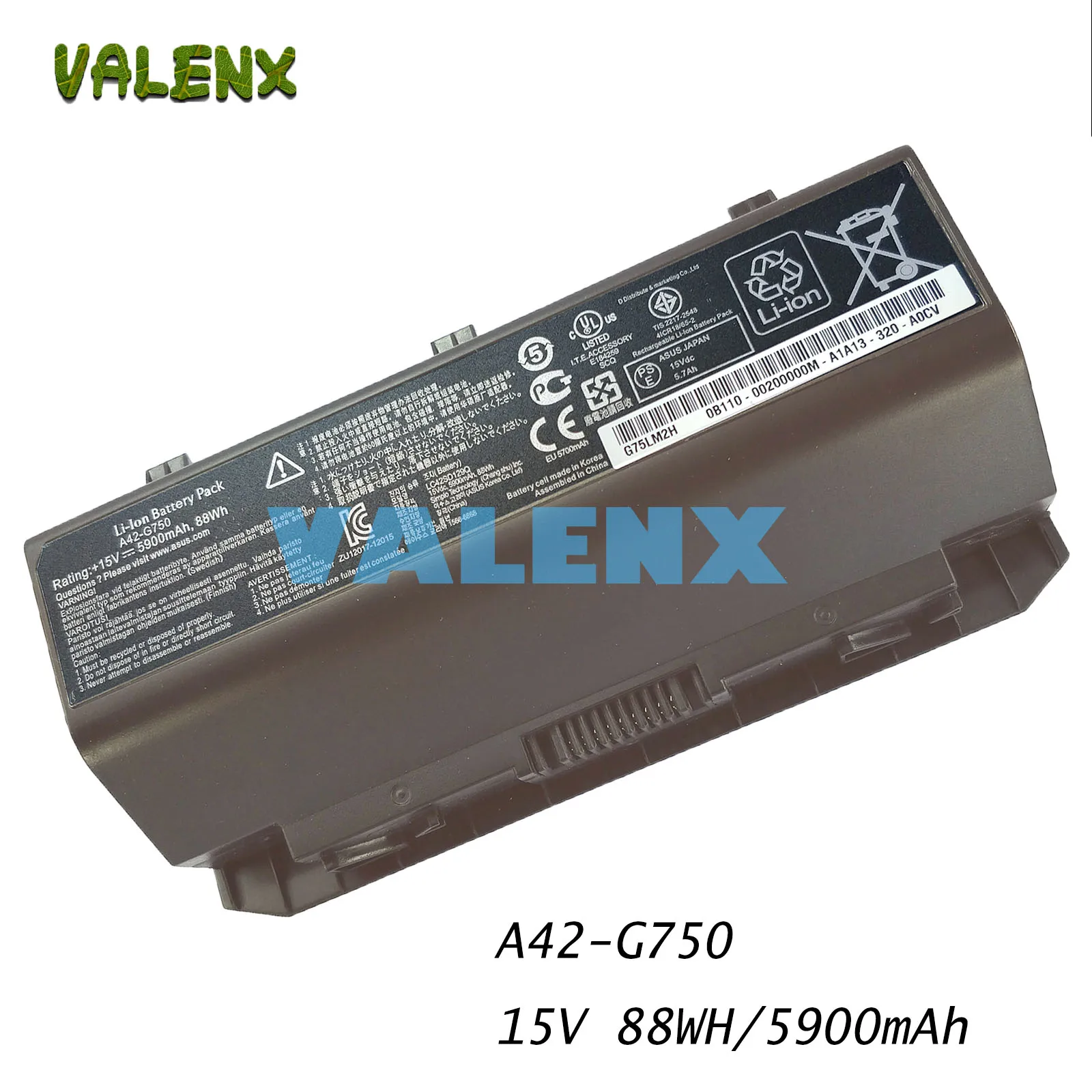 New laptop battery FOR ASUS ROG G750 Series G750J G750JH G750JM G750JS G750JW G750JX G750JZ CFX70 CFX70J | Компьютеры и офис