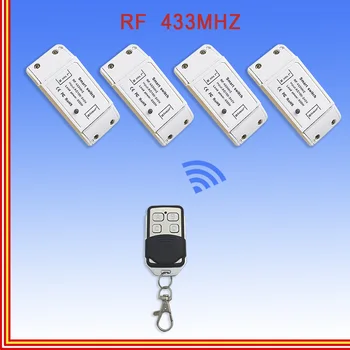

Wireless home wireless switch controller intelligent remote control switch small transmitter RF 433 MHz AC 220 5A intelligent