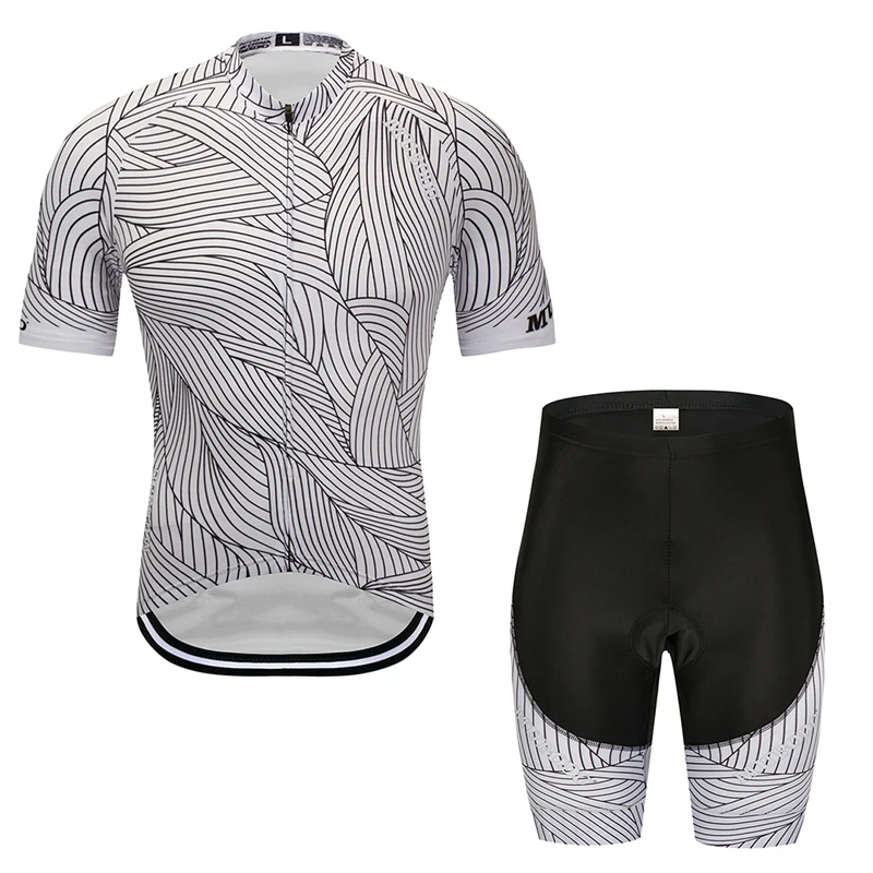 Летний брендовый комплект с короткими рукавами для велоспорта Maillot Ropa Ciclismo Uniformes быстросохнущая велосипедная Одежда MTB велосипедная одежда - Цвет: Shorts Suits