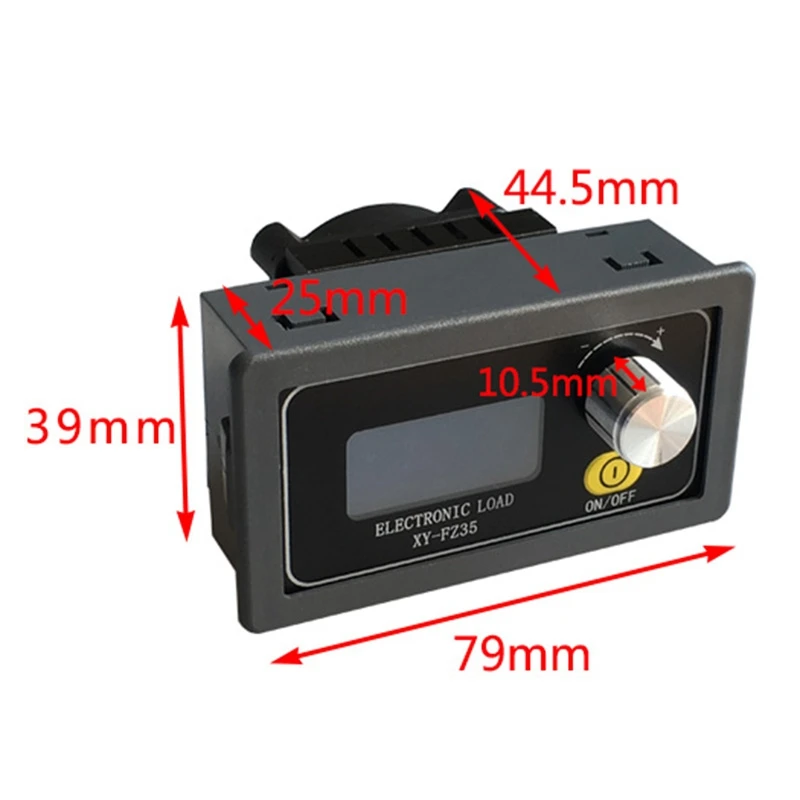 XY-FZ35 Adjust Constant Current Electronics Load 1.5~25V 5A 35W Battery Tester Discharge Capacity Meter with TTL Communication electronic component electronic components