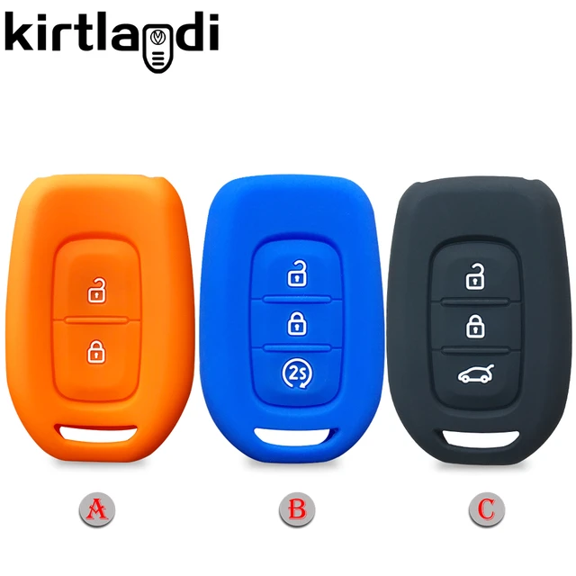 Silicone Car Key Case Cover protect skin shell hoder For Dacia Logan 2021  For Renault TWingo 3 Duster Captur Logan Laguna Scenic - AliExpress