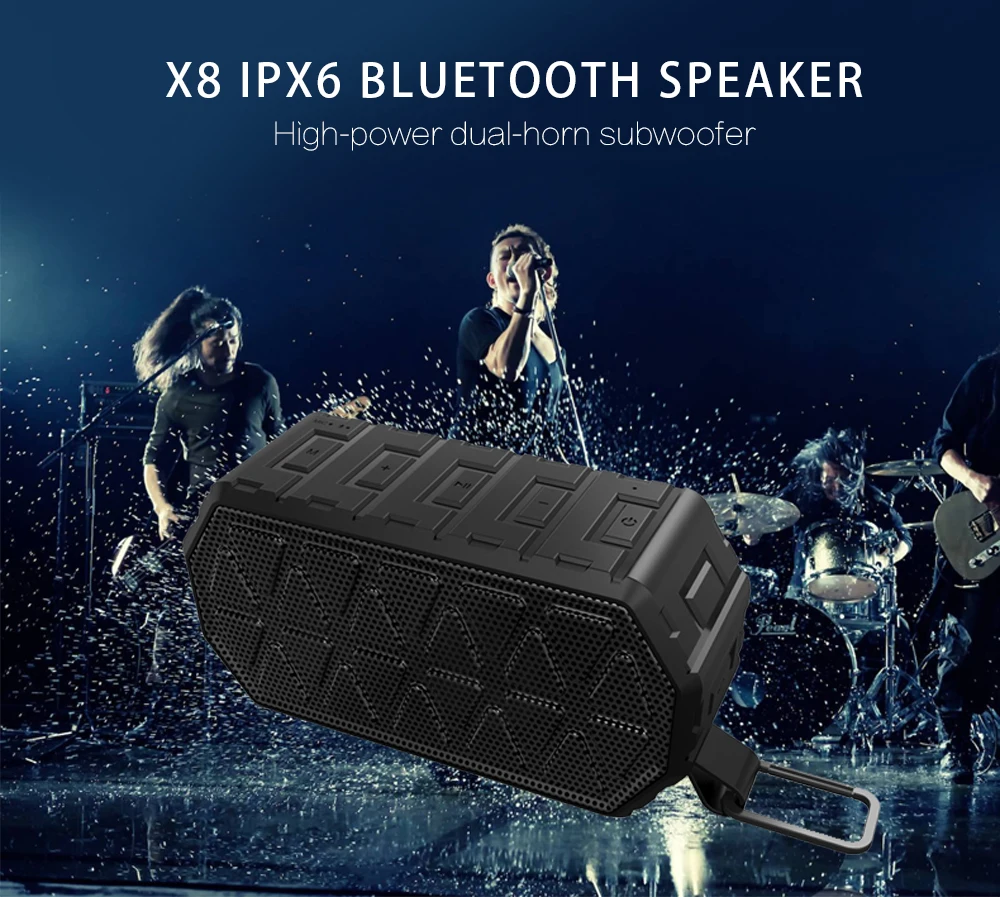 Eson Стиль Спорт на открытом воздухе Bluetooth динамик водонепроницаемый IP66 Patable Bluetooth динамик
