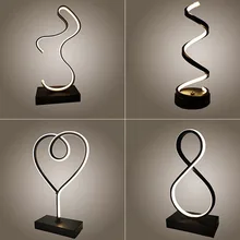 Современный светодиодный Настольный светильник, украшение для помещений, настольная лампа для спальни, освещение для чтения, 15 Вт, пульт дистанционного управления, для спальни, для учебы, настольная лампа, скандинавский стиль