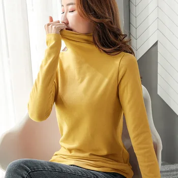 

Autumn and winter long-sleeved t-shirt women's 2019 new shirt fashion T-shirt bottoming shirt ladies cotton