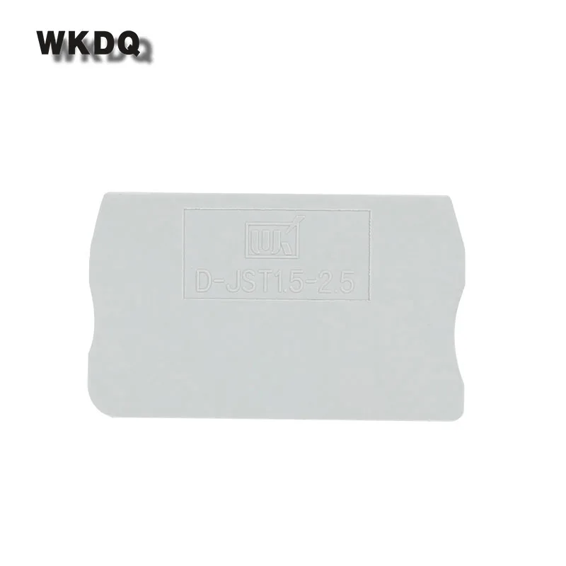 Торцевая крышка ST1.5 ST2.5 и PT 2 5 клеммные блоки на din рейке L49.2/H30/W2.2mm