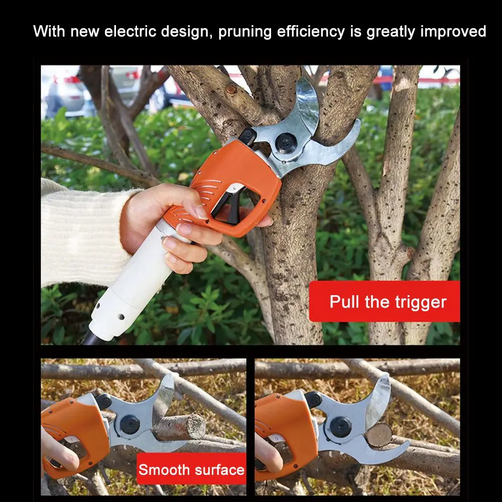 

Electric Pruning Shears Plant Nursery Garden Branch Cutter Scissor Shear Floristry Electric Branch Trimmer Pruner Garden Tool