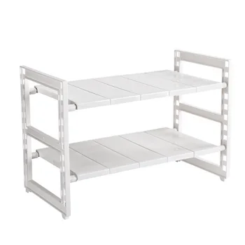 

Kitchen Cabinets Stainless Steel Racks Organize Storage Racks Extendable Sink Racks