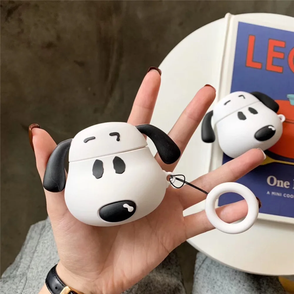 Беспроводной зарядный чехол для наушников Защитный AirPods милый собачий костюм