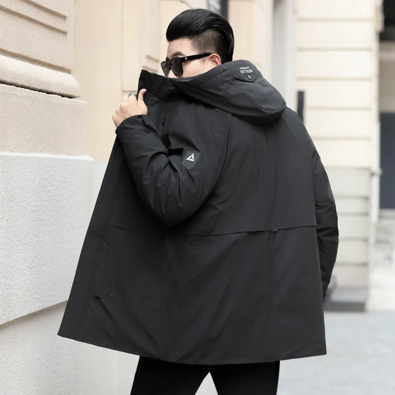10XL 8XL 6XL большой плюс Лидер продаж зимняя теплая ветронепроницаемая куртка-Для мужчин теплая куртка Для мужчин парки высокое качество парка модное повседневное пальто