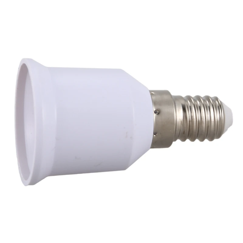 LED Light Bulb Socket Converter 5 pcs E14, E27 Adapter Base Screw LED Light Bulb Bulb Socket Converter White