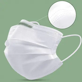 

10Pcs Kids Disposable Protective Mouth Mask 3-Layer Melt-Blown Nonwoven Anti-Splash Haze Earloop Face Shield Cover