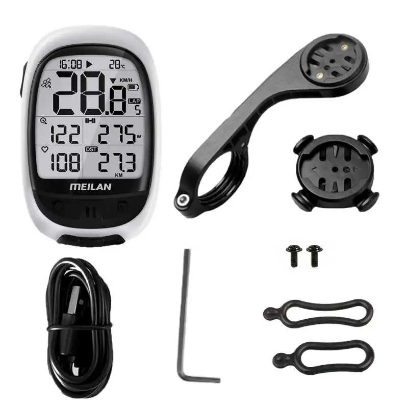 MEILAN OVAL GPS Wireless Bike Speedometer Digital Bike Computer Multi