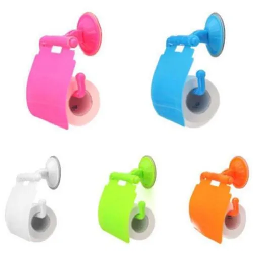 Bath Accessories Paper Toilet Holder With Toilet Paper Holder Dispenser Wall Mounted Plastic Toilet Paper Towel