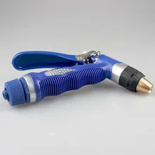 Пластиковая морская синяя пушка медная Пуля для мытья автомобиля водопровод фитинги для очистки автомобиля полив Сад Высокая пресса