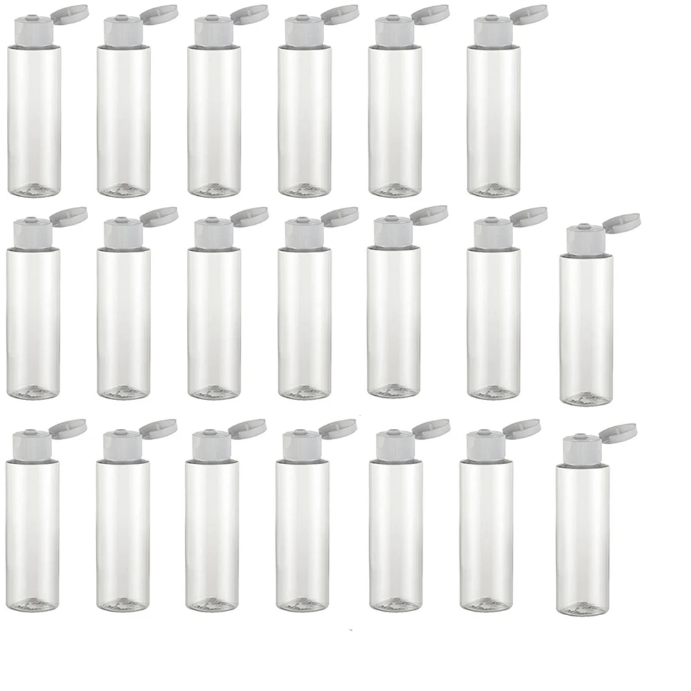 20pcs/set Plastic Travel Bottles Porable Flip Bottle Container for Shampoo Toiletries Lotion Alcohol | Дом и сад