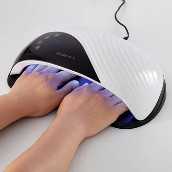 

Brand New 120W UV LED Lamp Nail Dryer Dual Hands 42pcs Led Lamps for Curing UV Gel Nail Polish Auto Sensing Lamp For Nails