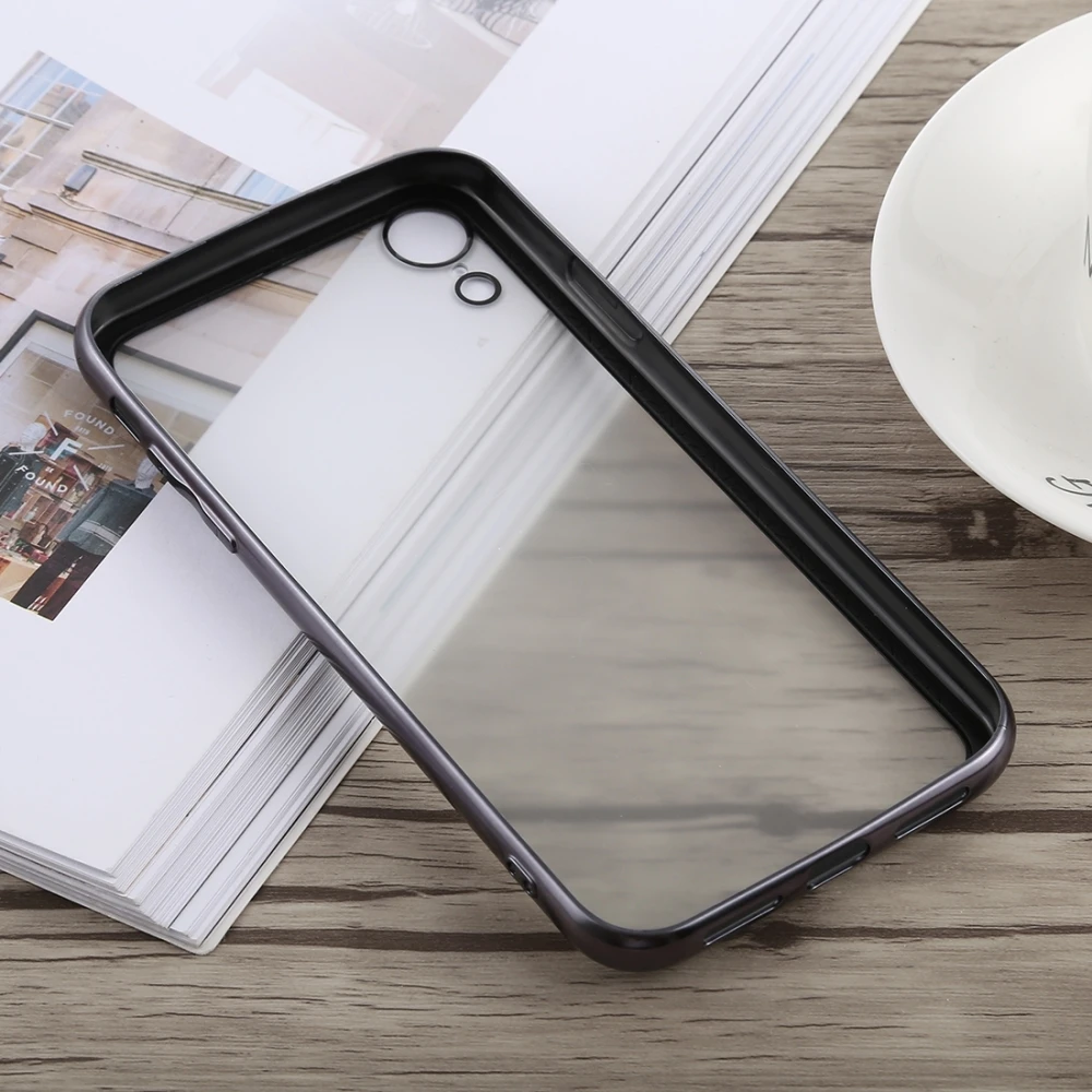 Серый Чехол для телефона TOTU для iPhone XS Max XR, защитный чехол для телефона, чехол для iPhone XS Max XR, прозрачный TPU+ PC чехол для iPhone Xr - Цвет: Серый