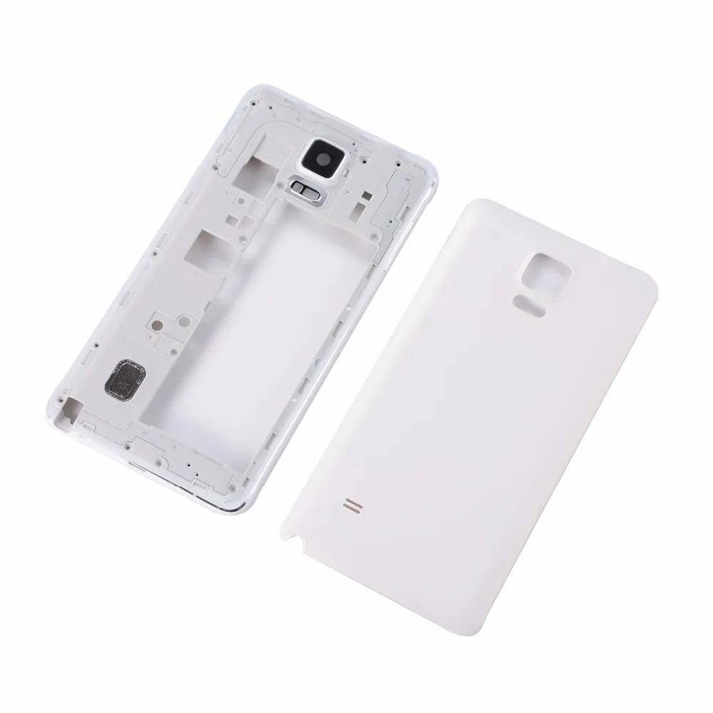 Для Samsung Galaxy Note 4 N910F N910A N910P N910C Корпус задняя крышка батареи + средняя рамка панель