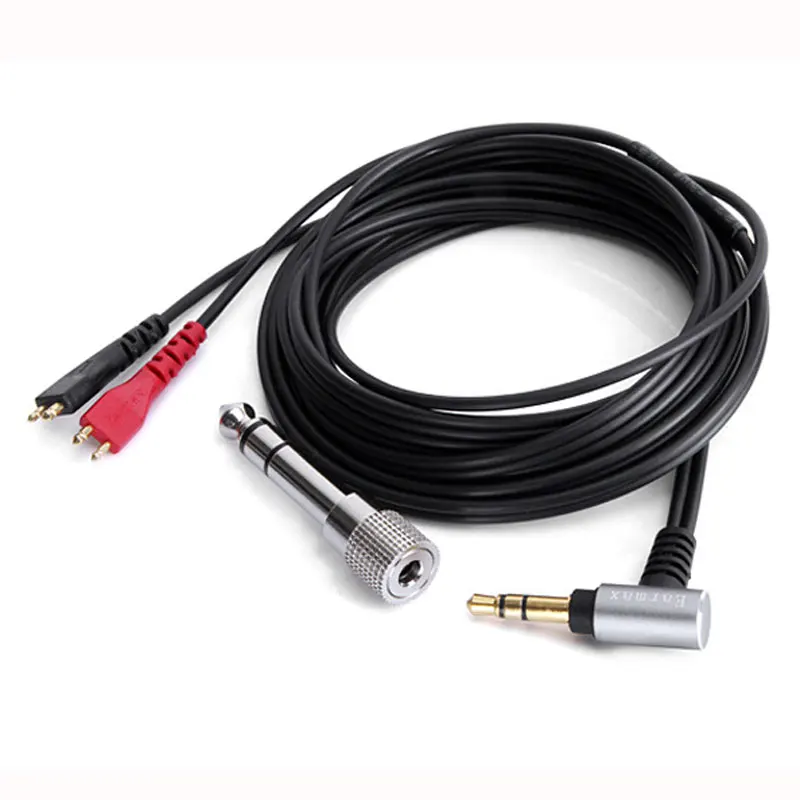 Replacement Cable for Sennheiser Headphone HD25 HD560 HD540 HD480 HD430 HD414 HD250 6 3mm 3 5mm Adapter Headset Audio Cable
