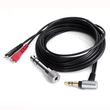 Replacement Cable for Sennheiser Headphone HD25 HD560 HD540 HD480 HD430 HD414 HD250 6 3mm 3 5mm Adapter Headset Audio Cable