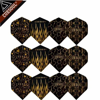 

Hot 12pcs 4 styles Professional Dart Flights For Soft Tip Darts And Steel Tip Darts