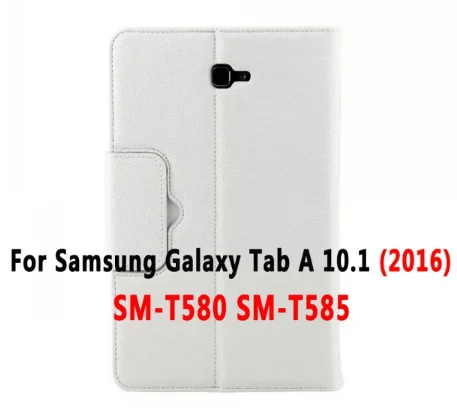 Bluetooth клавиатура чехол для Samsung Galaxy Tab A A6 10,1 T580 T585 T580N T585N T510 T515 клавиатура принципиально+ подарок - Цвет: T580-bai se