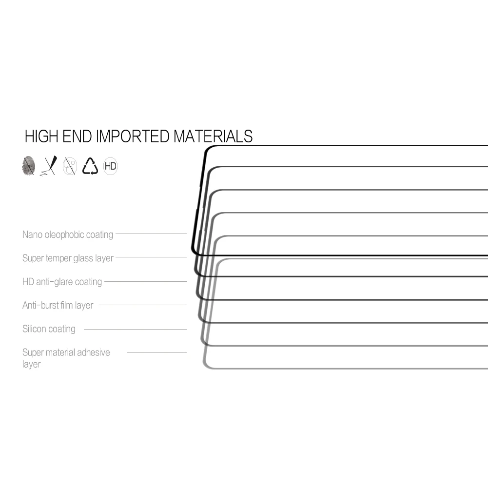 cell phone screen protector Nillkin Tempered Glass for Samsung Galaxy S22 S21 Plus/S20 FE/A73/A53/A33/A23/A13/A52/72/A32/A42/A22/M52 5G Screen Protector phone screen guard