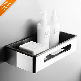 VGX Single Robe Tower Wall Hook Bag Coat Clothes Hanger for Bathroom Accessories Hardware Punch-Free Nail-Free Zinc Chrome Z1882