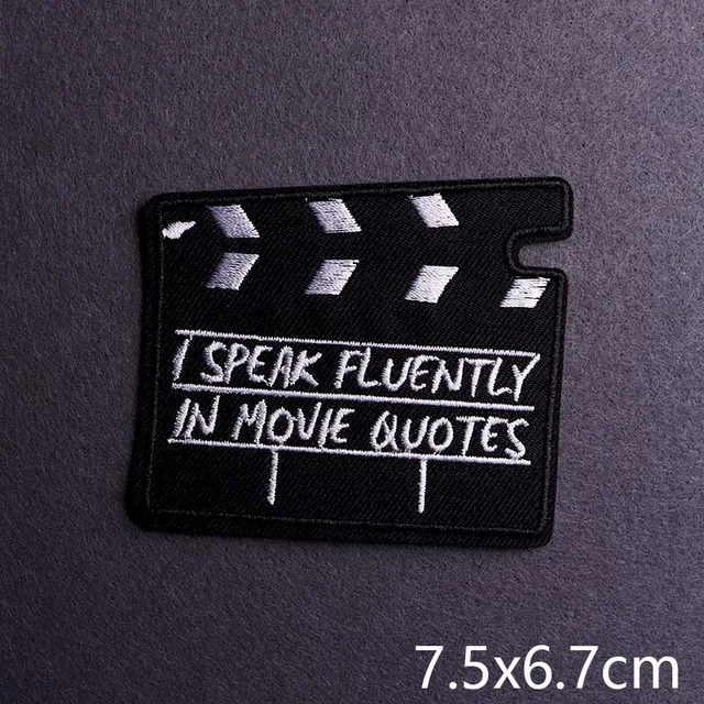 Hip-hop Rock/Music Patch Iron On Patches For Clothing Thermoadhesive Patches On Clothes Embroidery Patch Punk Joker Stickers PE6884CT