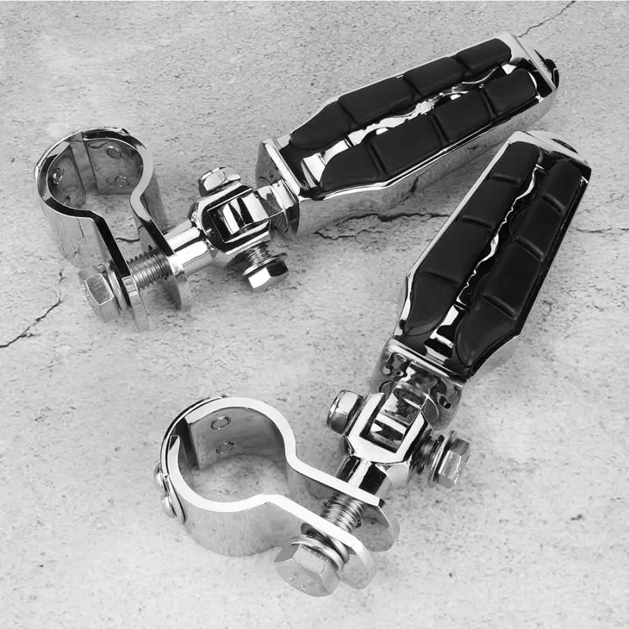 Мотоциклетные подставки для ног Мотоцикл 1,2" мотоцикл драйвер Rider ног колышки с установкой кольцо мотоцикл части