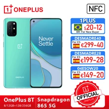 Oneplus Snapdragon 865 8T Official 128GB LTE/WCDMA/5G/GSM Nfc Dash Charge Octa Core In-Screen fingerprint recognition