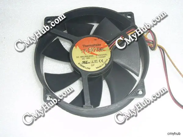 For Everflow Thermaltake TT-9025A F129025SL DC12V 0.12AMP 95x95x25mm 3Pin Cooling Fan | Компьютеры и офис