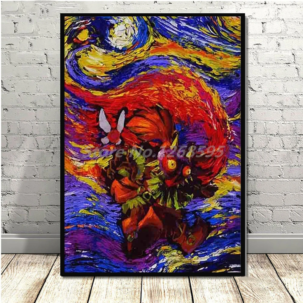 Mask Game Poster Painting Canvas Bedroom Wall Art Picture - AliExpress