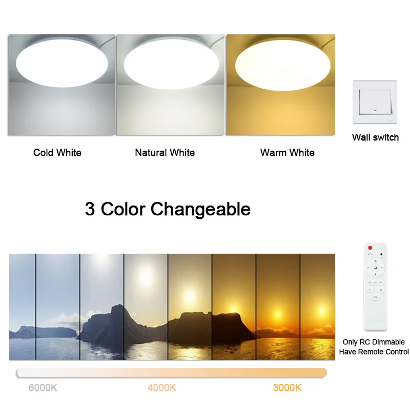  Modern Ceiling Lamp 48W 36W 24W AC220V 240V led Ceiling Lighting Fixture Bedroom led lamp living ro - 4000056081404