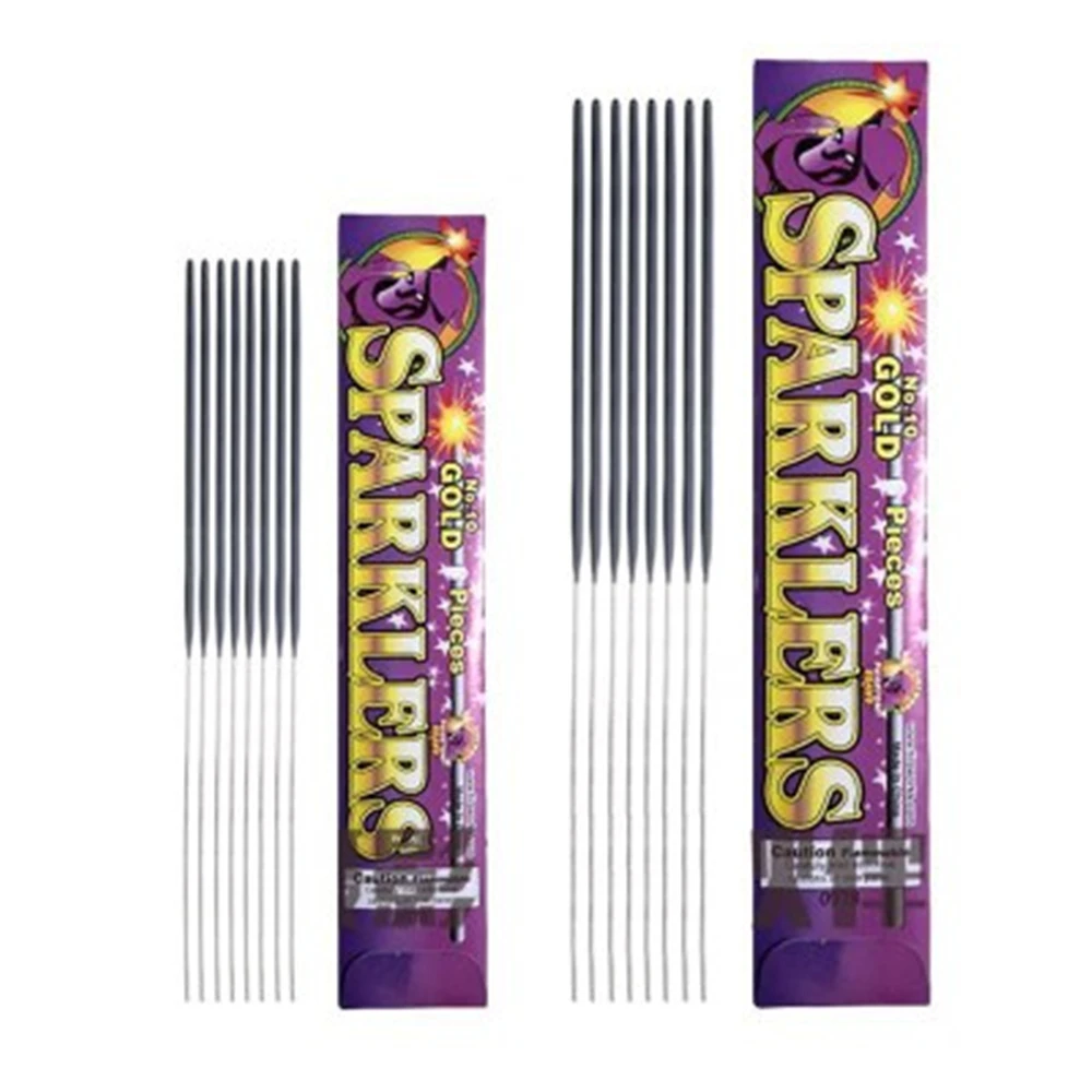 10pcs Surprise Straight Sparklers Fairy Stick Fireworks Magic Wand